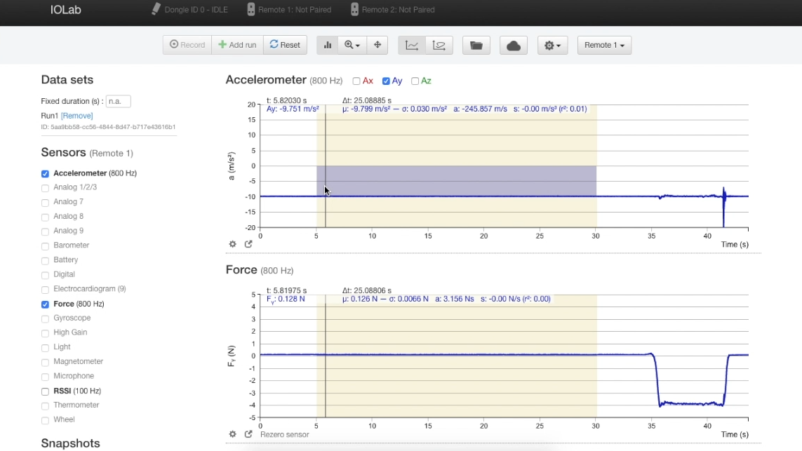 determining acceleration due to gravity